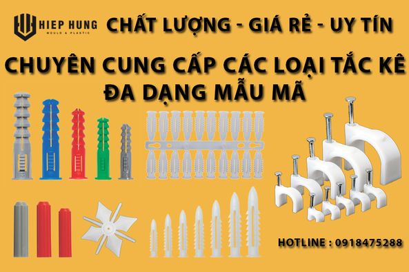 Nhà xưởng sản xuất tắc kê nhựa giá tốt