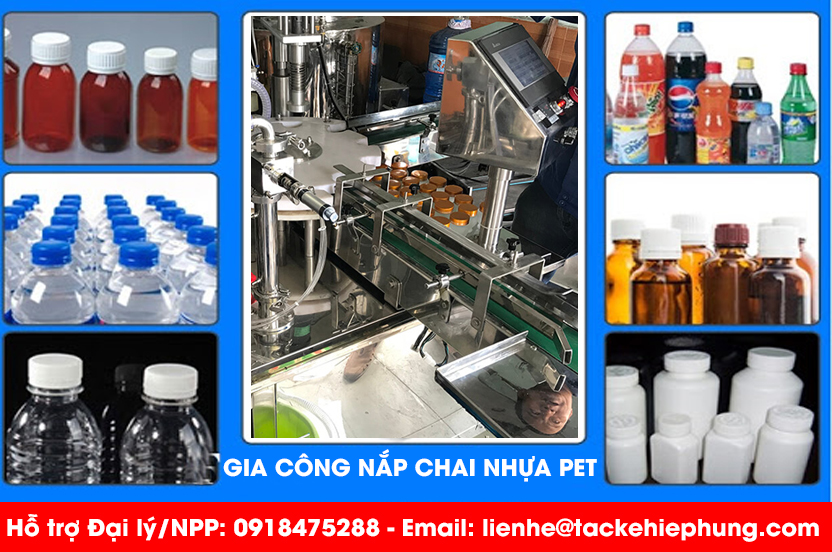 Sản xuất phân phối nắp chai nhựa cho đại lý